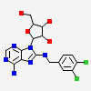 (2R,3R,4S,5R)-2-[6-amino-8-[(3,4-dichlorophenyl)methylamino]purin-9-yl]-5-(hydroxymethyl)oxolane-3,4-diol