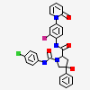 (2R,4S)-N^1^-(4-chlorophenyl)-N^2^-[2-fluoro-4-(2-oxopyridin-1(2H)-yl)phenyl]-4-hydroxy-4-phenylpyrrolidine-1,2-dicarboxamide