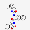 2-cyclohexyl-N-[(3-{[(2,4,6-trimethylphenyl)carbamoyl]amino}naphthalen-2-yl)carbonyl]-D-alanine