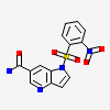 1-[(2-nitrophenyl)sulfonyl]-1h-pyrrolo[3,2-b]pyridine-6-carboxamide