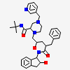 N-[2(R)-HYDROXY-1(S)-INDANYL]-5-[(2(S)-TERTIARY BUTYLAMINOCARBONYL)-4(3-PYRIDYLMETHYL)PIPERAZINO]-4(S)-HYDROXY-2(R)-PHENYLMETHYLPENTANAMIDE