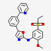 N-[5-(ETHYLSULFONYL)-2-METHOXYPHENYL]-5-[3-(2-PYRIDINYL)PHENYL]-1,3-OXAZOL-2-AMINE
