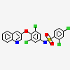 2,4-dichloro-N-[3,5-dichloro-4-(quinolin-3-yloxy)phenyl]benzenesulfonamide