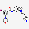 3-FLUORO-5-MORPHOLIN-4-YL-N-[1-(2-PYRIDIN-4-YLETHYL)-1H-INDOL-6-YL]BENZAMIDE