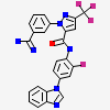 1-{3-[amino(Imino)methyl]phenyl}-N-[4-(1h-Benzimidazol-1-Yl)-2-Fluorophenyl]-3-(Trifluoromethyl)-1h-Pyrazole-5-Carboxamide