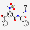 3-BENZOYL-N-[(1S,2R)-1-BENZYL-3-(CYCLOPROPYLAMINO)-2-HYDROXYPROPYL]-5-[METHYL(METHYLSULFONYL)AMINO]BENZAMIDE