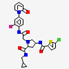 (4R)-4-{[(5-chlorothiophen-2-yl)carbonyl]amino}-N-(cyclopropylmethyl)-1-(2-{[2-fluoro-4-(2-oxopyridin-1(2H)-yl)phenyl]amino}-2-oxoethyl)-L-prolinamide