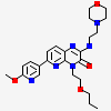 6-(6-methoxypyridin-3-yl)-2-[(2-morpholin-4-ylethyl)amino]-4-(2-propoxyethyl)pyrido[2,3-b]pyrazin-3(4H)-one