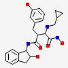 (3R)-N~2~-(cyclopropylmethyl)-N~1~-hydroxy-3-(3-hydroxybenzyl)-N~4~-[(1S,2R)-2-hydroxy-2,3-dihydro-1H-inden-1-yl]-L-aspartamide