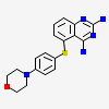 5-(4-MORPHOLIN-4-YL-PHENYLSULFANYL)-2,4-QUINAZOLINEDIAMINE