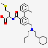 2-{(5-{[butyl-(2-Cyclohexyl-Ethyl)-Amino]-Methyl}-2'-Methyl-Biphenyl-2-Carbonyl)-Amino]-4-Methylsulfanyl-Butyric Acid