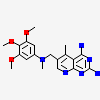 2,4-DIAMINO-5-METHYL-6-[(3,4,5-TRIMETHOXY-N-METHYLANILINO)METHYL]PYRIDO[2,3-D]PYRIMIDINE