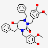 (5R,6R)-2,4-BIS-(4-HYDROXY-3-METHOXYBENZYL)-1,5-DIBENZYL-3-OXO-6-HYDROXY-1,2,4-TRIAZACYCLOHEPTANE