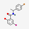 N-[1-(4-BROMOPHENYL)ETHYL]-5-FLUORO SALICYLAMIDE