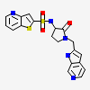 THIENO[3,2-B]PYRIDINE-2-SULFONIC ACID [2-OXO-1-(1H-PYRROLO[2,3-C]PYRIDIN-2-YLMETHYL)-PYRROLIDIN-3-YL]-AMIDE