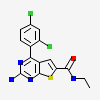 2-AMINO-4-(2,4-DICHLOROPHENYL)-N-ETHYLTHIENO[2,3-D]PYRIMIDINE-6-CARBOXAMIDE