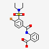 2-({[4-bromo-3-(diethylsulfamoyl)phenyl]carbonyl}amino)benzoic acid