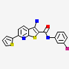 3-amino-N-(3-fluorophenyl)-6-thiophen-2-ylthieno[2,3-b]pyridine-2-carboxamide