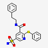 N-(2-phenylethyl)-2-(phenylsulfanyl)-5-sulfamoylpyridine-3-carboxamide
