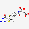 N-({4-[(2-amino-6-ethyl-4-oxo-3,4-dihydrothieno[2,3-d]pyrimidin-5-yl)sulfanyl]phenyl}carbonyl)-L-glutamic acid