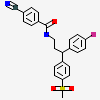 4-cyano-N-{(3S)-3-(4-fluorophenyl)-3-[4-(methylsulfonyl)phenyl]propyl}benzamide
