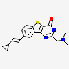 8-[(E)-2-cyclopropylethenyl]-2-[(dimethylamino)methyl][1]benzothieno[3,2-d]pyrimidin-4(3H)-one