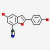 5-HYDROXY-2-(4-HYDROXYPHENYL)-1-BENZOFURAN-7-CARBONITRILE