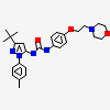 1-[3-tert-butyl-1-(4-methylphenyl)-1H-pyrazol-5-yl]-3-[4-(2-morpholin-4-ylethoxy)phenyl]urea