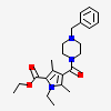 ethyl 4-[(4-benzylpiperazin-1-yl)carbonyl]-1-ethyl-3,5-dimethyl-1H-pyrrole-2-carboxylate