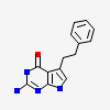 2-amino-5-(2-phenylethyl)-3,7-dihydro-4H-pyrrolo[2,3-d]pyrimidin-4-one
