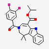 1-methylethyl 3-[(3,4-difluorophenyl)carbonyl]-1,1-dimethyl-1,2,3,6-tetrahydroazepino[4,5-b]indole-5-carboxylate