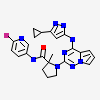 1-{4-[(3-cyclopropyl-1H-pyrazol-5-yl)amino]pyrrolo[2,1-f][1,2,4]triazin-2-yl}-N-(6-fluoropyridin-3-yl)-2-methyl-L-proli namide