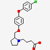 4-[(2S)-2-{[4-(4-chlorophenoxy)phenoxy]methyl}pyrrolidin-1-yl]butanoate