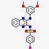 N-(3-{[(1Z)-3,5-DIMETHOXYCYCLOHEXA-2,4-DIEN-1-YLIDENE]AMINO}QUINOXALIN-2-YL)-4-FLUOROBENZENESULFONAMIDE
