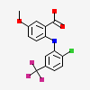 2-{[2-chloro-5-(trifluoromethyl)phenyl]amino}-5-methoxybenzoic acid