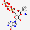 3'-O-{[2-(methylamino)phenyl]carbonyl}inosine 5'-(tetrahydrogen triphosphate)