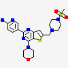 5-(6-{[4-(methylsulfonyl)piperazin-1-yl]methyl}-4-morpholin-4-ylthieno[3,2-d]pyrimidin-2-yl)pyridin-2-amine