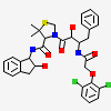 (4R)-3-[(2S,3S)-3-{[(2,6-dichlorophenoxy)acetyl]amino}-2-hydroxy-4-phenylbutanoyl]-N-[(1S,2R)-2-hydroxy-2,3-dihydro-1H-inden-1-yl]-5,5-dimethyl-1,3-thiazolidine-4-carboxamide