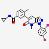 N-cyclopropyl-3-[1-(2,4-difluorophenyl)-7-methyl-6-oxo-6,7-dihydro-1H-pyrazolo[3,4-b]pyridin-5-yl]-4-methylbenzamide