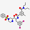 N'-{(1S,2S)-1-(3,5-difluorobenzyl)-2-hydroxy-2-[(2R)-4-(phenylsulfonyl)piperazin-2-yl]ethyl}-5-methyl-N,N-dipropylbenzene-1,3-dicarboxamide