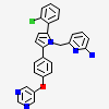 6-({2-(2-chlorophenyl)-5-[4-(pyrimidin-5-yloxy)phenyl]-1H-pyrrol-1-yl}methyl)pyridin-2-amine