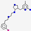 N-{(3S,4R)-4-[(6-amino-4-methylpyridin-2-yl)methyl]pyrrolidin-3-yl}-N'-[2-(3-fluorophenyl)ethyl]ethane-1,2-diamine