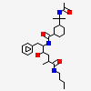 (1R,3S)-3-[1-(acetylamino)-1-methylethyl]-N-[(1S,2S,4R)-1-benzyl-5-(butylamino)-2-hydroxy-4-methyl-5-oxopentyl]cyclohexanecarboxamide