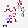 N-[(2S,3S,5R)-1-(3,5-difluorophenoxy)-3-hydroxy-5-(2-methoxyethoxy)-6-[[(2S)-3-methyl-1-oxo-1-(phenylmethylamino)butan-2-yl]amino]-6-oxo-hexan-2-yl]-5-(methyl-methylsulfonyl-amino)-N'-[(1R)-1-phenylethyl]benzene-1,3-dicarboxamide
