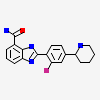 2-{2-fluoro-4-[(2S)-piperidin-2-yl]phenyl}-1H-benzimidazole-7-carboxamide