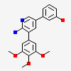 3-[6-amino-5-(3,4,5-trimethoxyphenyl)pyridin-3-yl]phenol