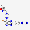 6-BROMO-7-{4-[(5-METHYLISOXAZOL-3-YL)METHYL]PIPERAZIN-1-YL}-2-[4-(4-METHYLPIPERAZIN-1-YL)PHENYL]-1H-IMIDAZO[4,5-B]PYRIDINE
