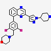 8-[3,5-difluoro-4-(morpholin-4-ylmethyl)phenyl]-2-(1-piperidin-4-yl-1h-pyrazol-4-yl)quinoxaline