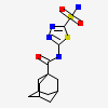 (3S,5S,7S)-N-(5-sulfamoyl-1,3,4-thiadiazol-2-yl)tricyclo[3.3.1.1~3,7~]decane-1-carboxamide