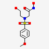 N-hydroxy-N~2~-(2-hydroxyethyl)-N~2~-[(4-methoxyphenyl)sulfonyl]glycinamide